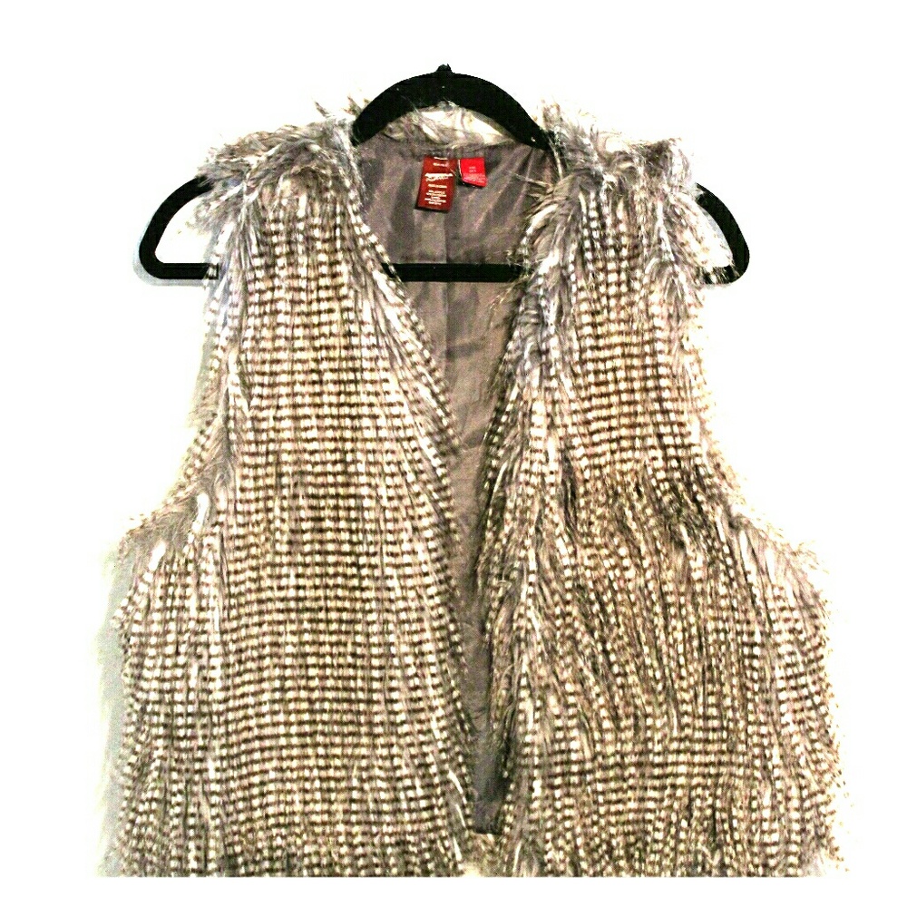 Arizona Jean Brand Faux Fur Sweater Vest